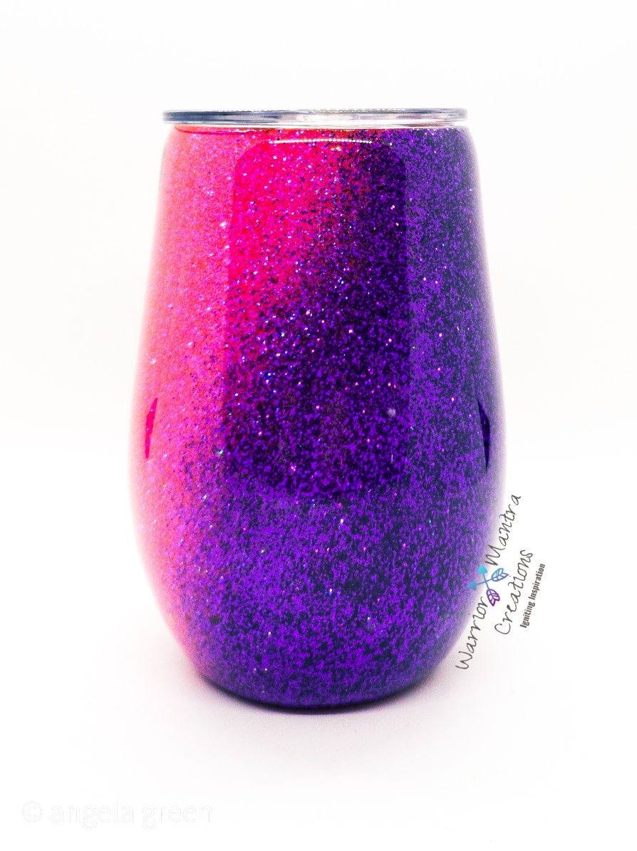 Thumbnail: Custom Glitter Solid of Ombre Tumbler