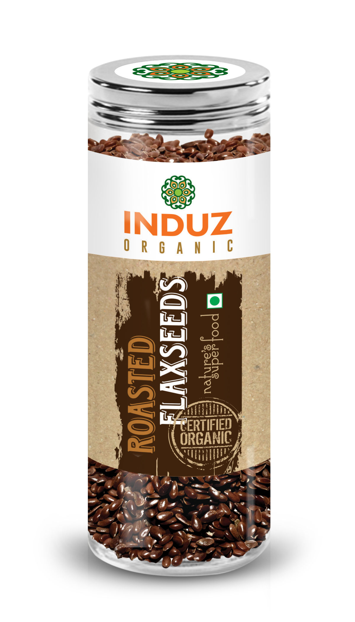 Induz Organic - Roasted Flax Seed (100 gms)