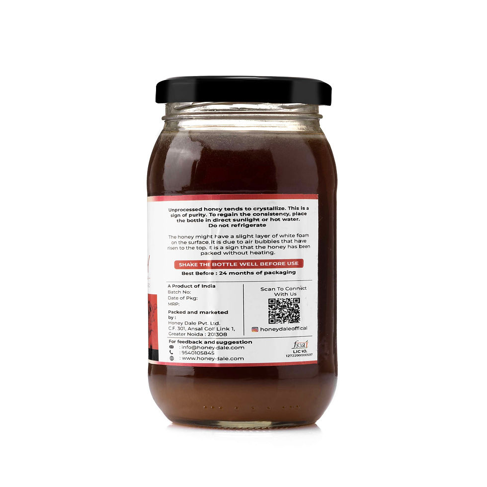 Thumbnail: Honey Dale's - Unifloral Himalayan Wild Forest Multiflora Honey (500 gms)