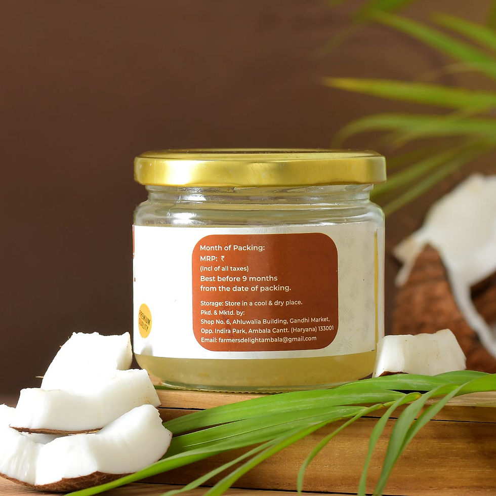 Thumbnail: The Farmer's Delight -  Cold Pressed Coconut Oil ( 250 ml )