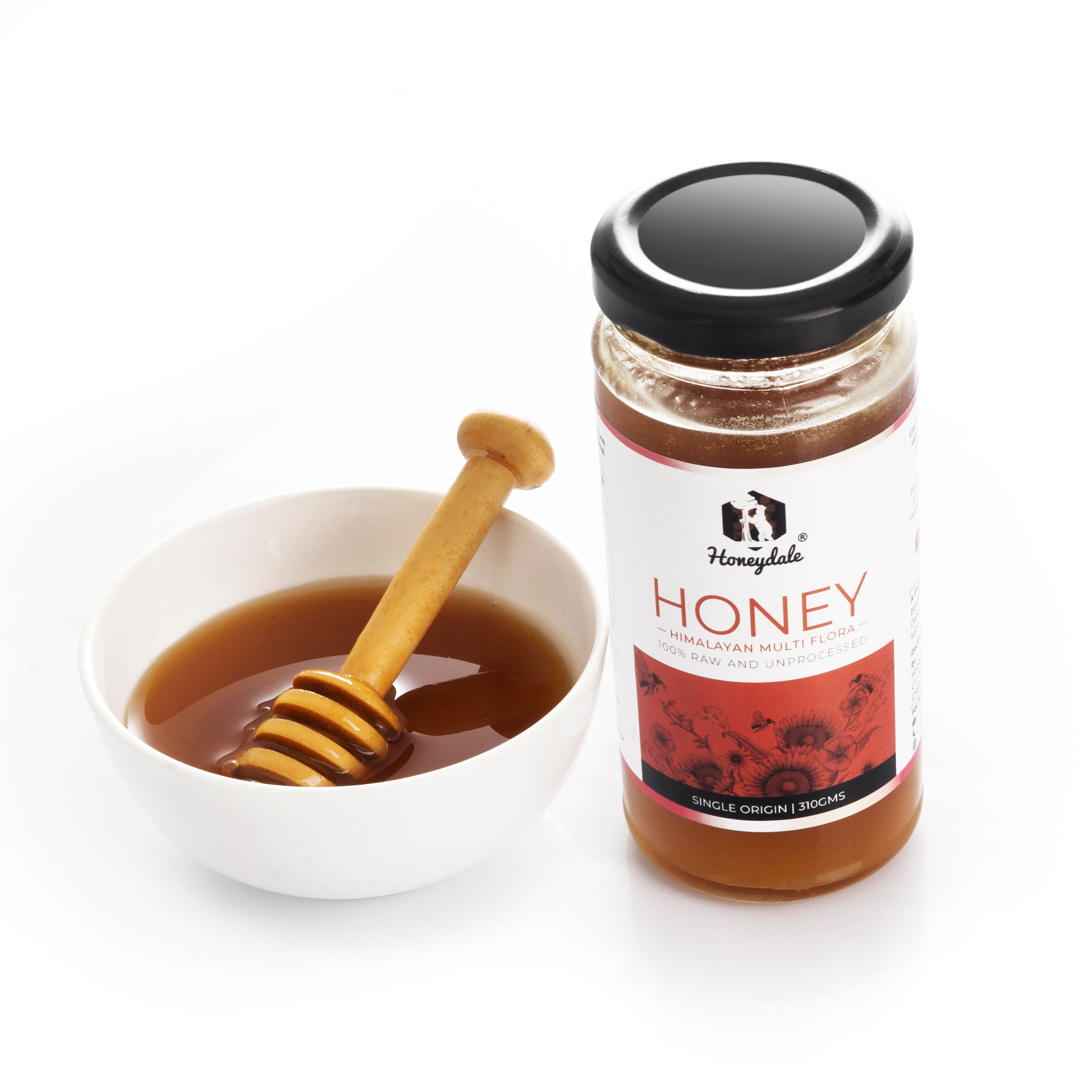 Honey Dale's - Unifloral Himalayan Wild Forest Multi Flora Honey (310 gms)