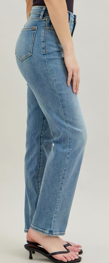 Thumbnail: High Waist Medium Straight Fit Jeans