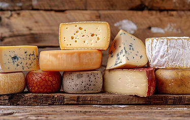Variety of Cheeses