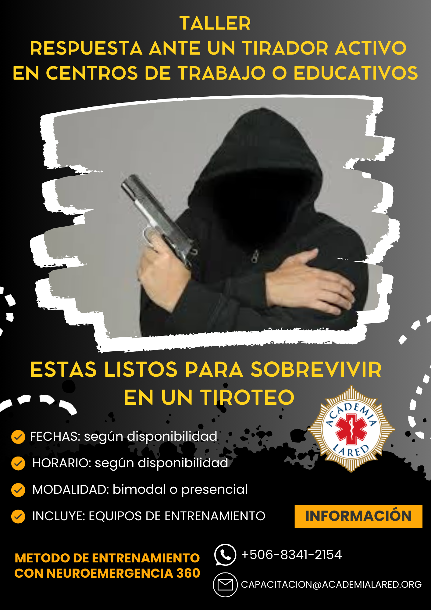 Taller Respuesta ante Tirador activo en Centros de trabajo o Educativos