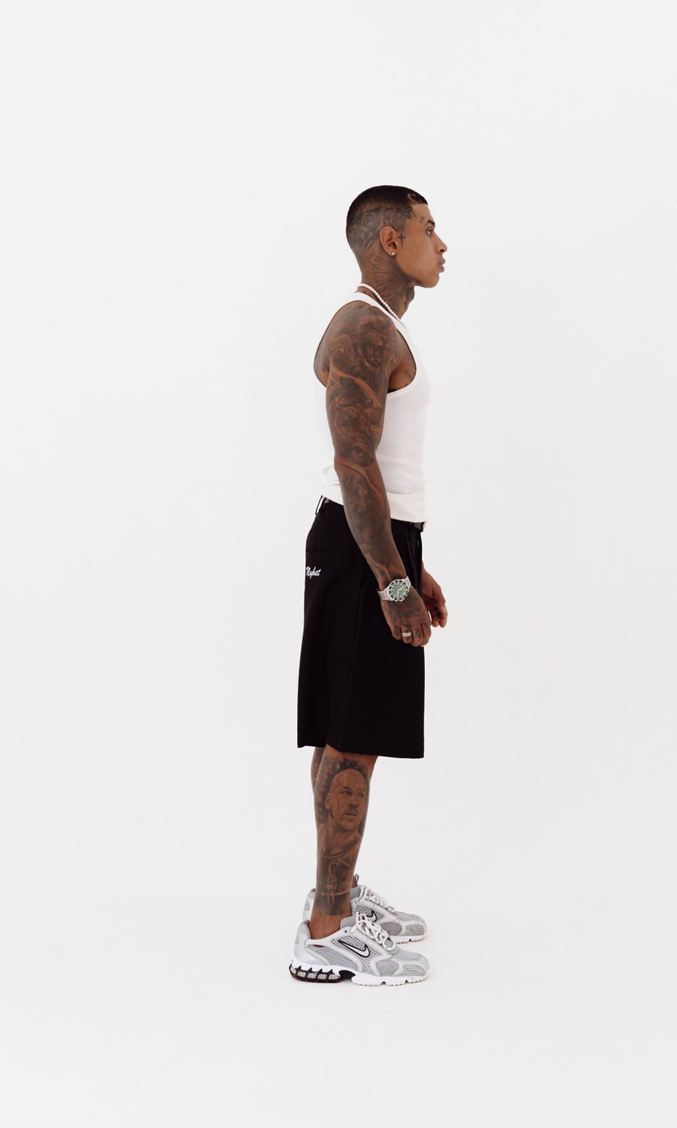 Thumbnail: Pleated Shorts - Black