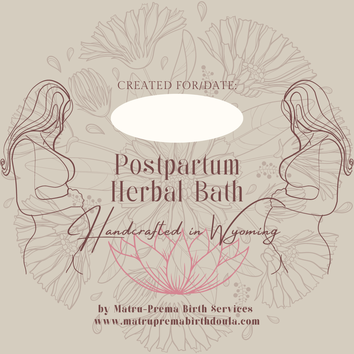 Postpartum Herbal Bath