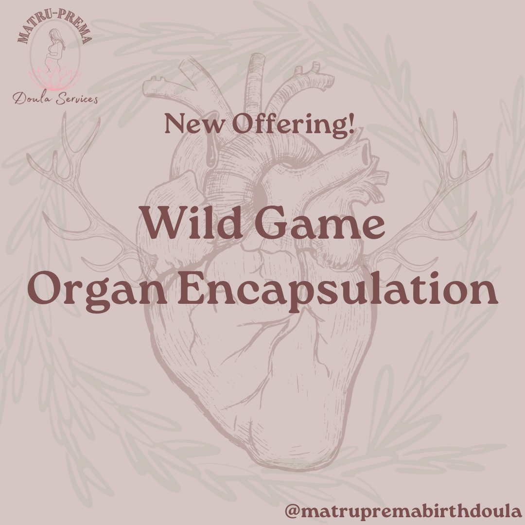 Wild Game Liver and/or Heart Encapsulation