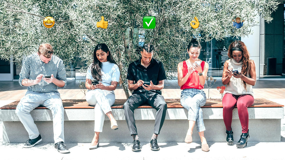 Short-form video content being viewed on smartphone, representing employee story clips on social media platforms.