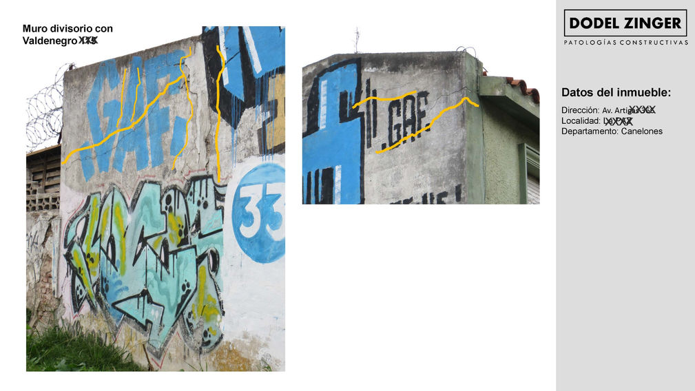 Evaluación estructural para reforma.
Dodel Zinger arquitectos.