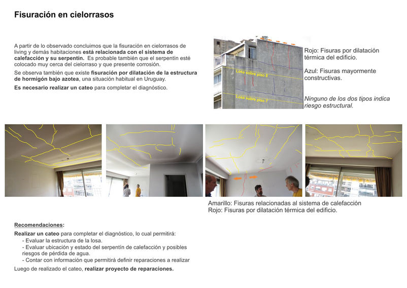 Diagnóstico de patologías estructurales. Realización de cateos.
Dodel Zinger arquitectos.