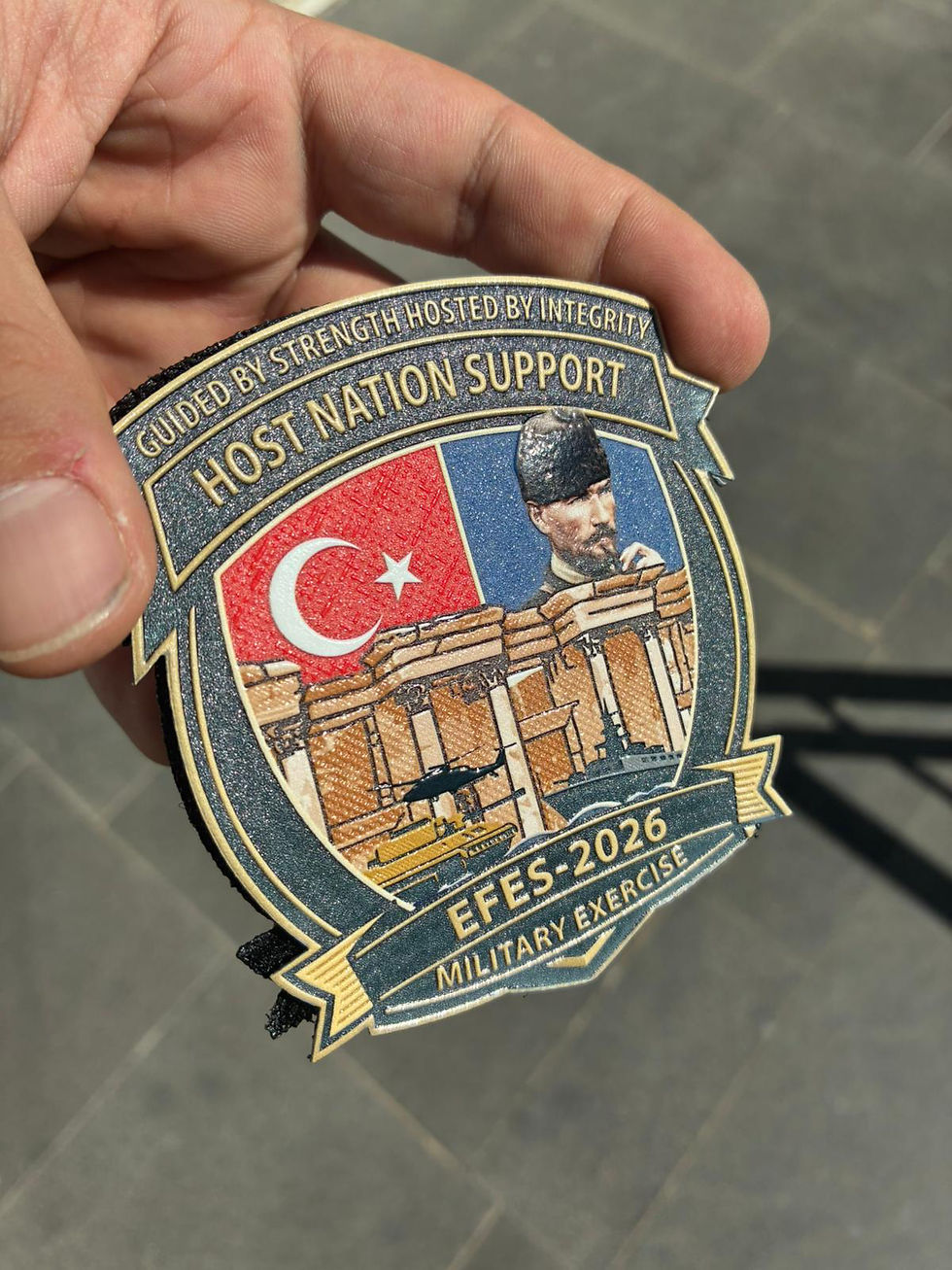 Küçük resim: EFES-2026 MILITARY EXERCISE PATCH