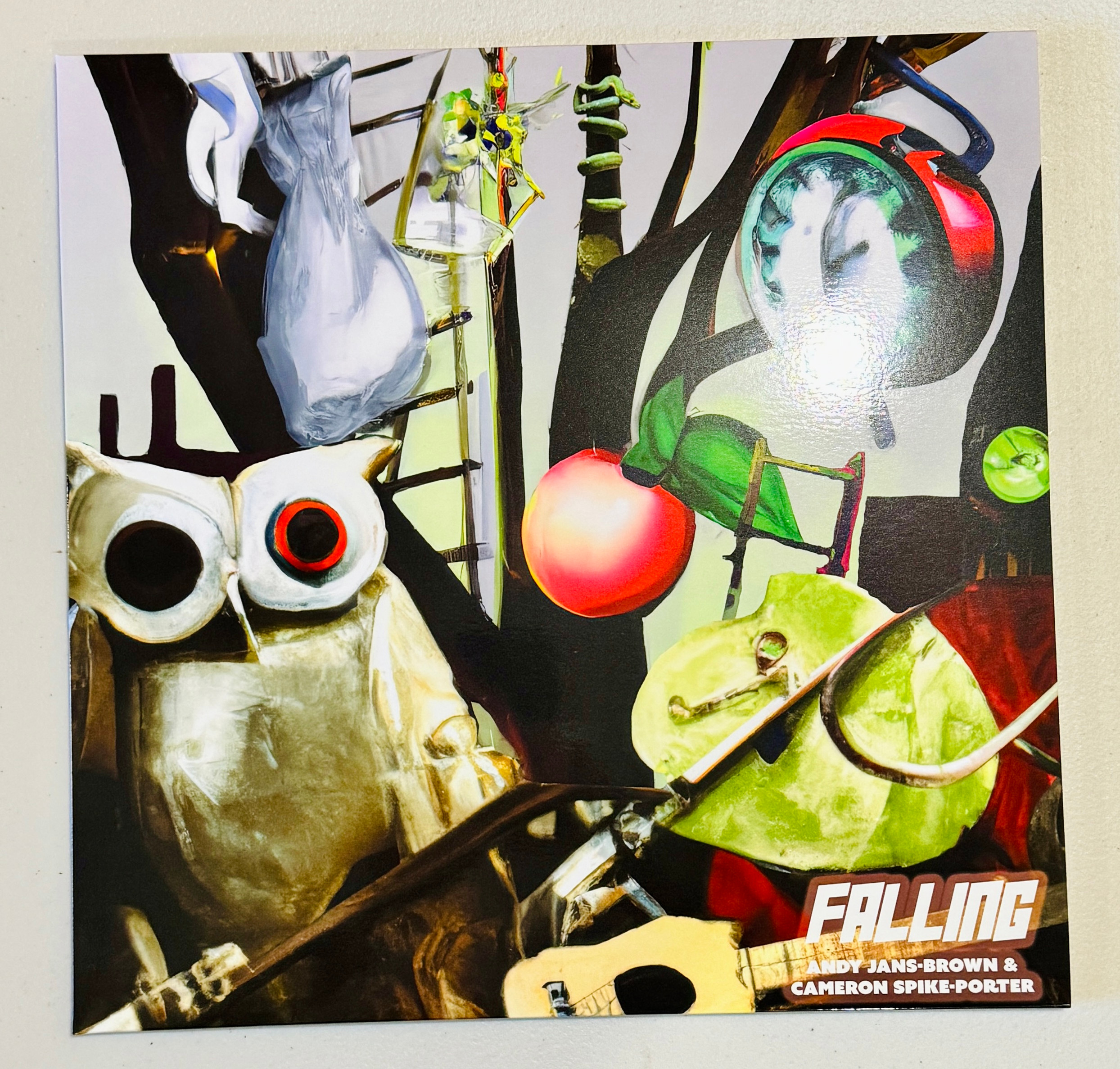'Falling' Vinyl double album by Andy Jans-Brown & Cameron Spike-Porter