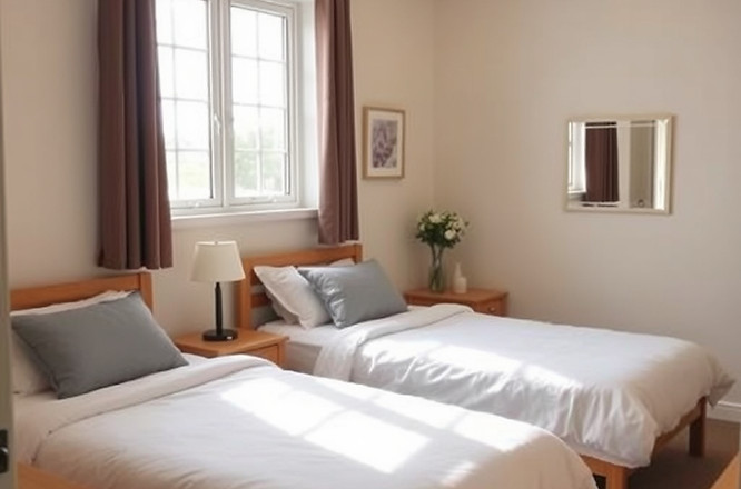 very nice adult bedroom with twin beds with neat and clean look.jpg