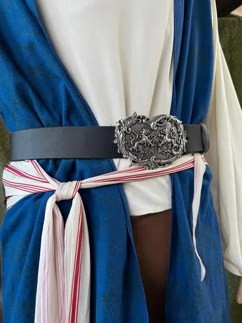 Thumbnail: 1.5 inch Leather Leo Belt