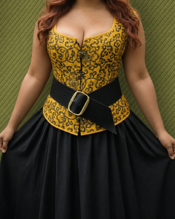3 Inch Leather Corset Belt