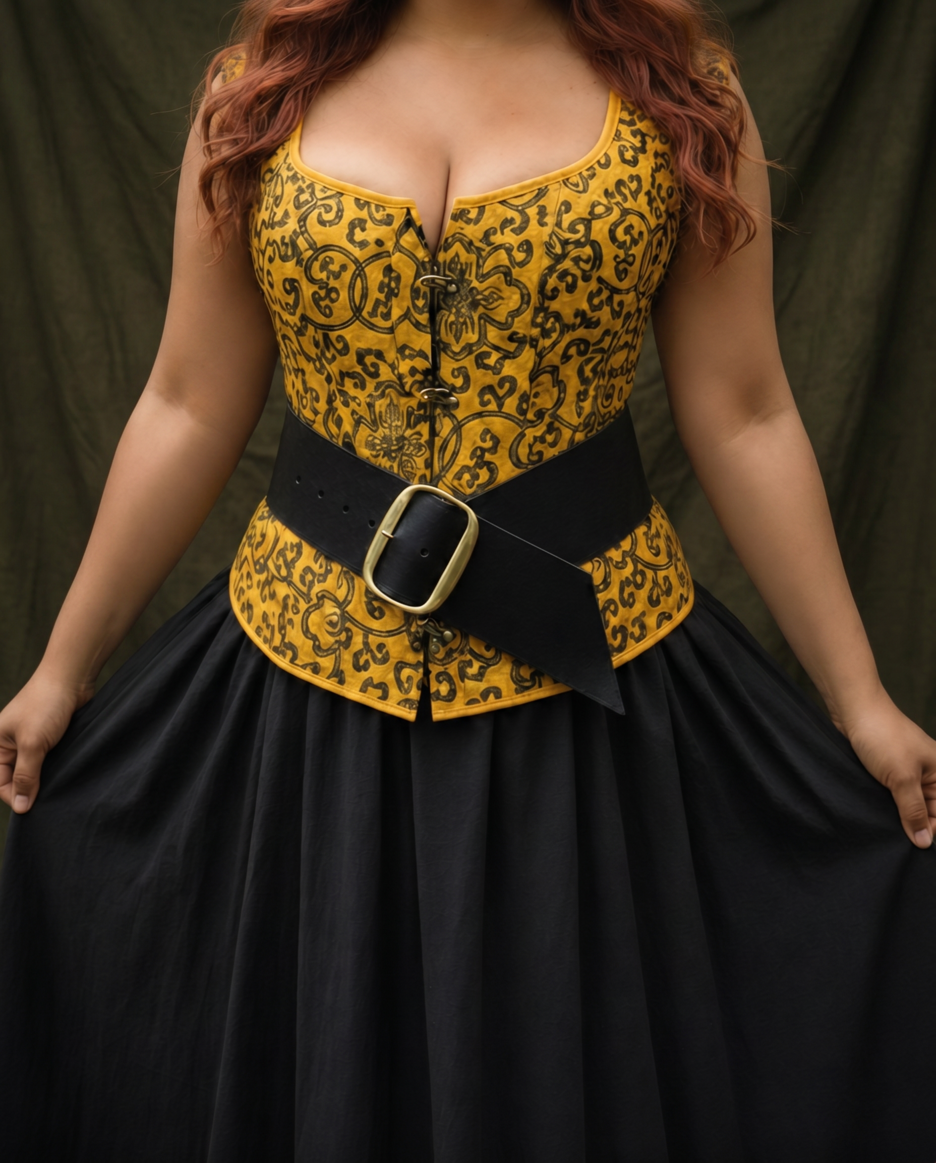 3 Inch Leather Corset Belt