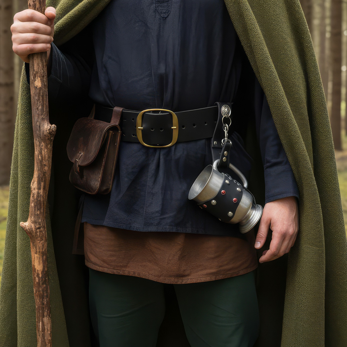 Leather Burst Tankard Mug Strap