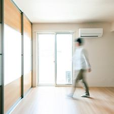 Chambre moderne et minimaliste