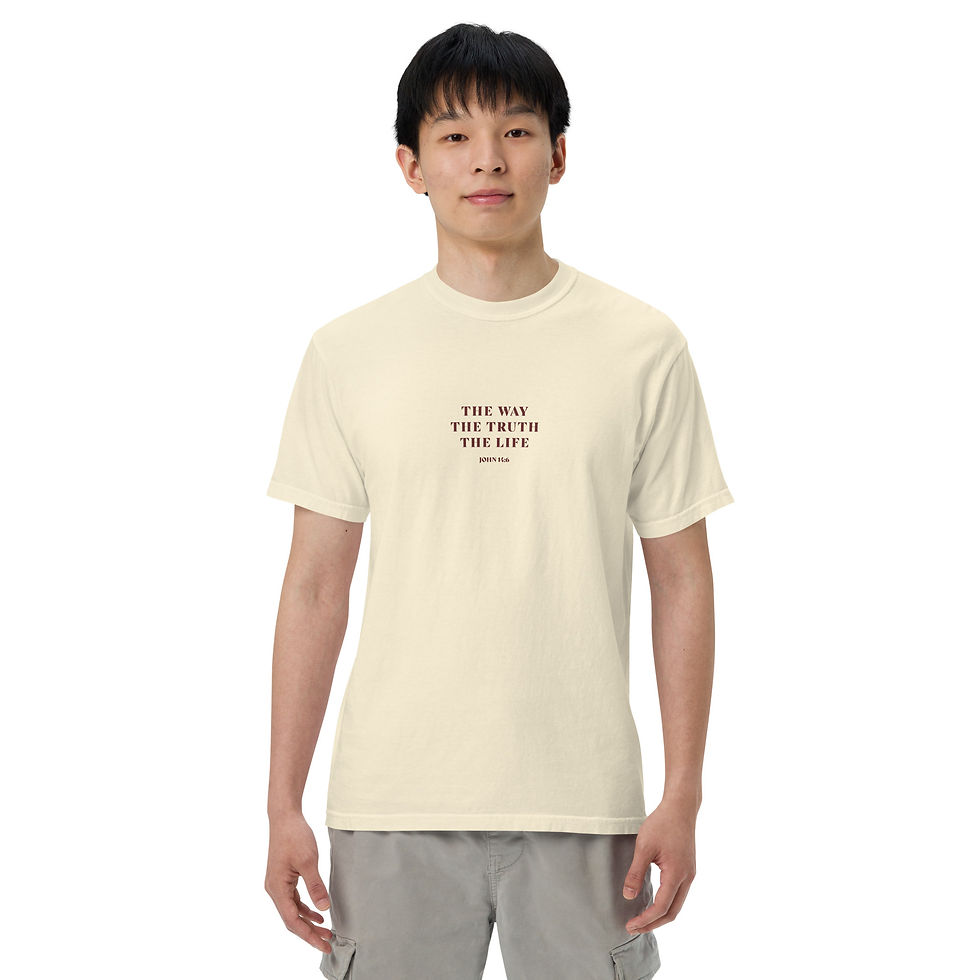 Thumbnail: John 14:6 Heavyweight T-shirt