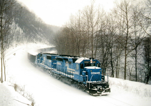 HORSE CARD パネル Conrail CR SD40-2 Steel City, PA 10 boxed Christmas cards w