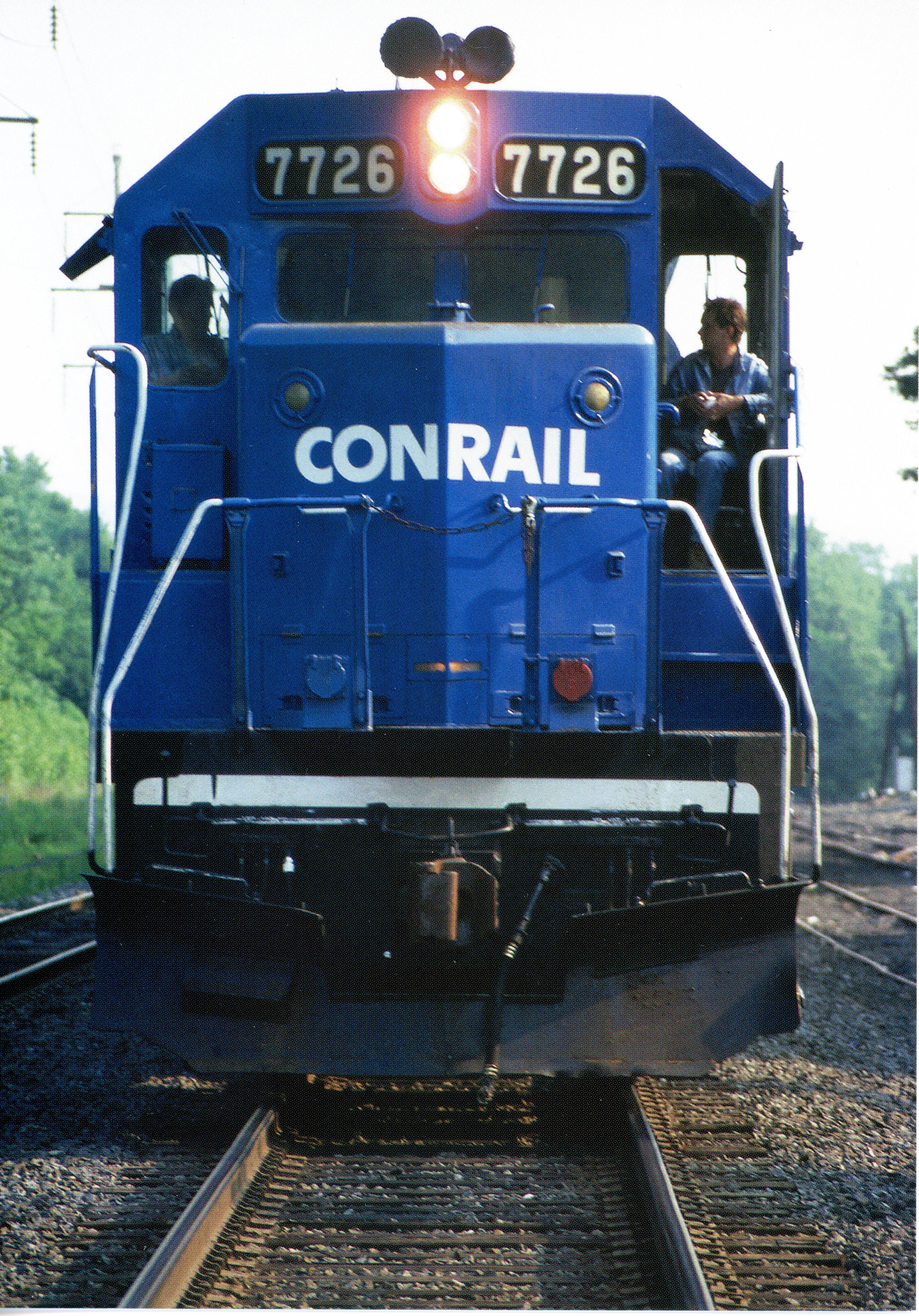 CR Conrail GP38 Haverstraw NY 10 boxed Birthday cards w/envelopes RB11