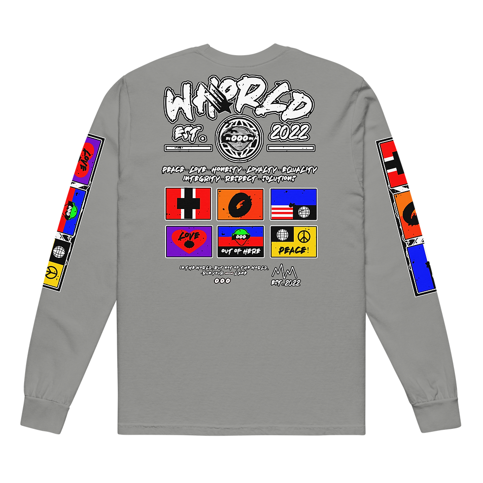 Thumbnail: "W.A. STREET FLAG ENTITY - WHITE LONG SLEEVE"