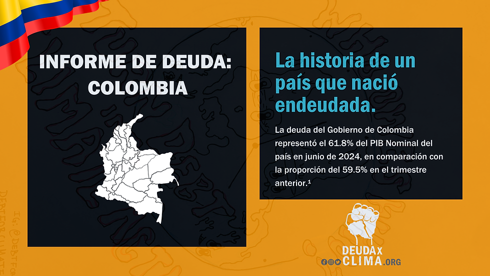 La historia de un país que nació endeudada.