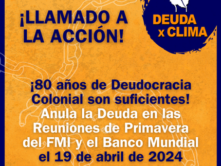 80 años de Deudocracia Colonial son suficientes