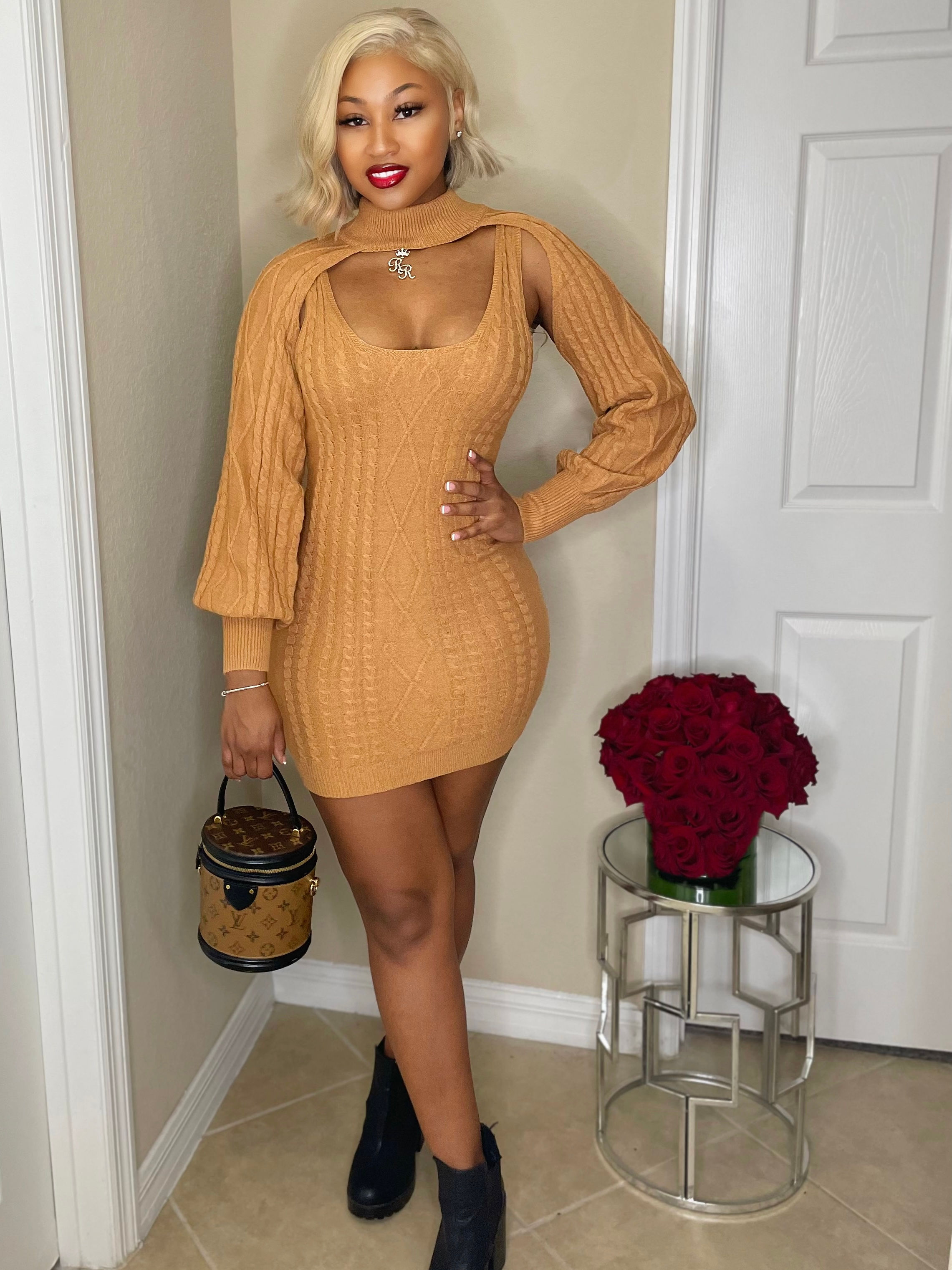 Cozy Me 2pc Sweater Dress