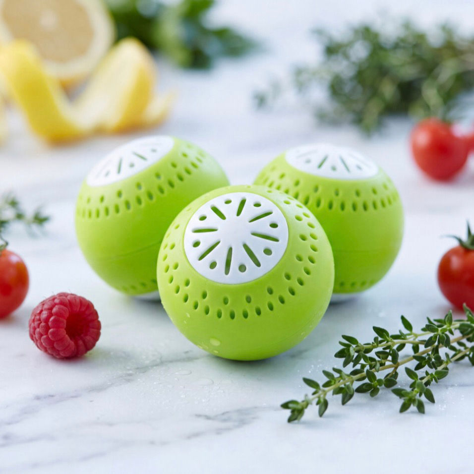 Thumbnail: 3 Pcs Eco-Friendly Fridge Balls Eliminates Odour Smell Removal Fresh Kitchen