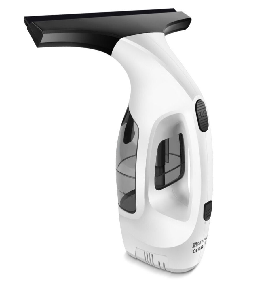 Cordless Window Vacuum Cleaner,3-in-1 Spray, Wipe & Suction, 28cm Squeegee, 150m