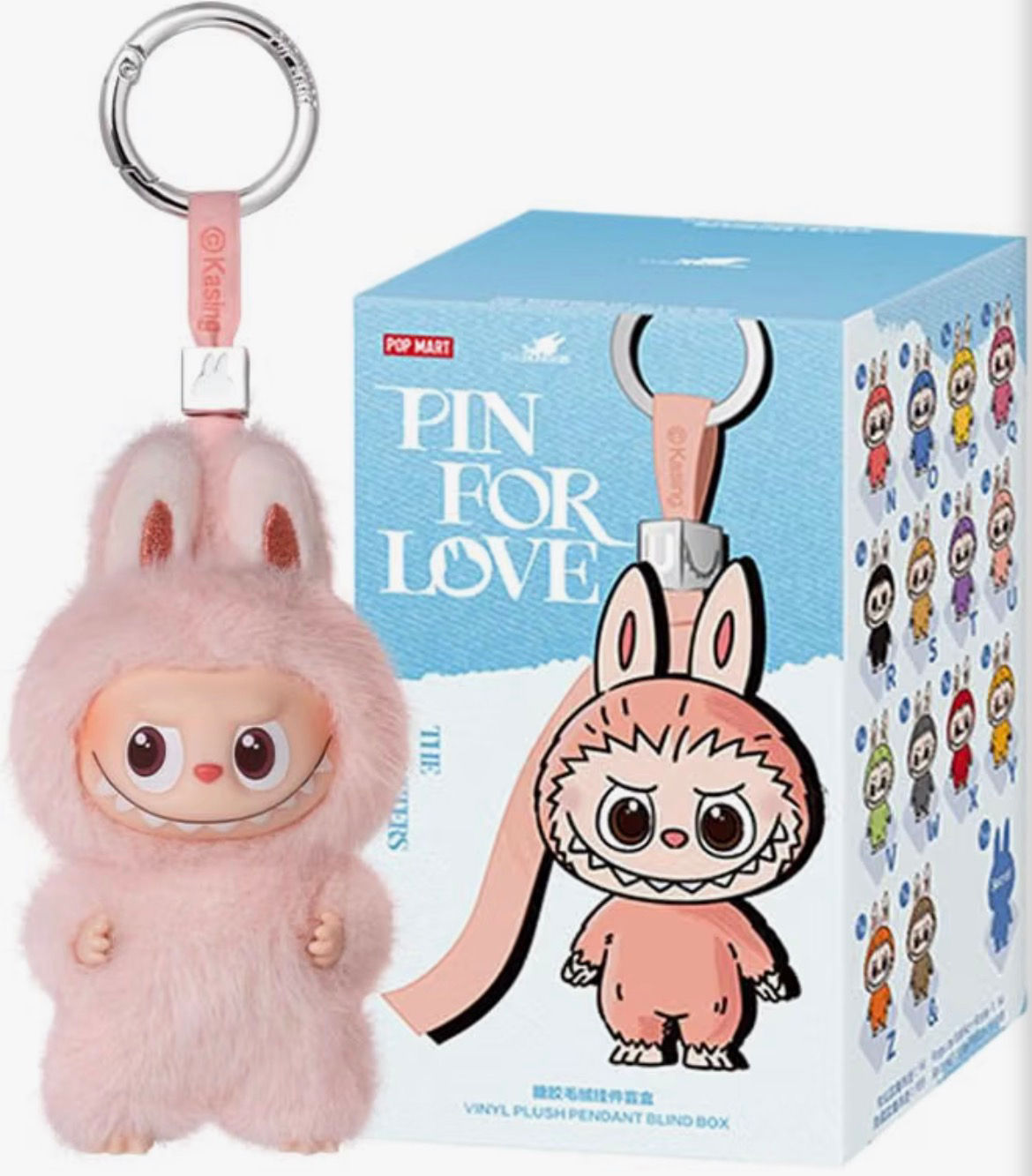 POP MART THE MONSTERS PIN FOR LOVE Series Plush Pendant