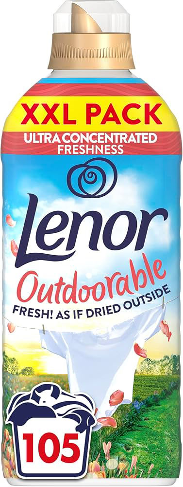 Lenor Outdoorable Fabric Conditioner – First Day of Spring – 105 Washes – 1.47L