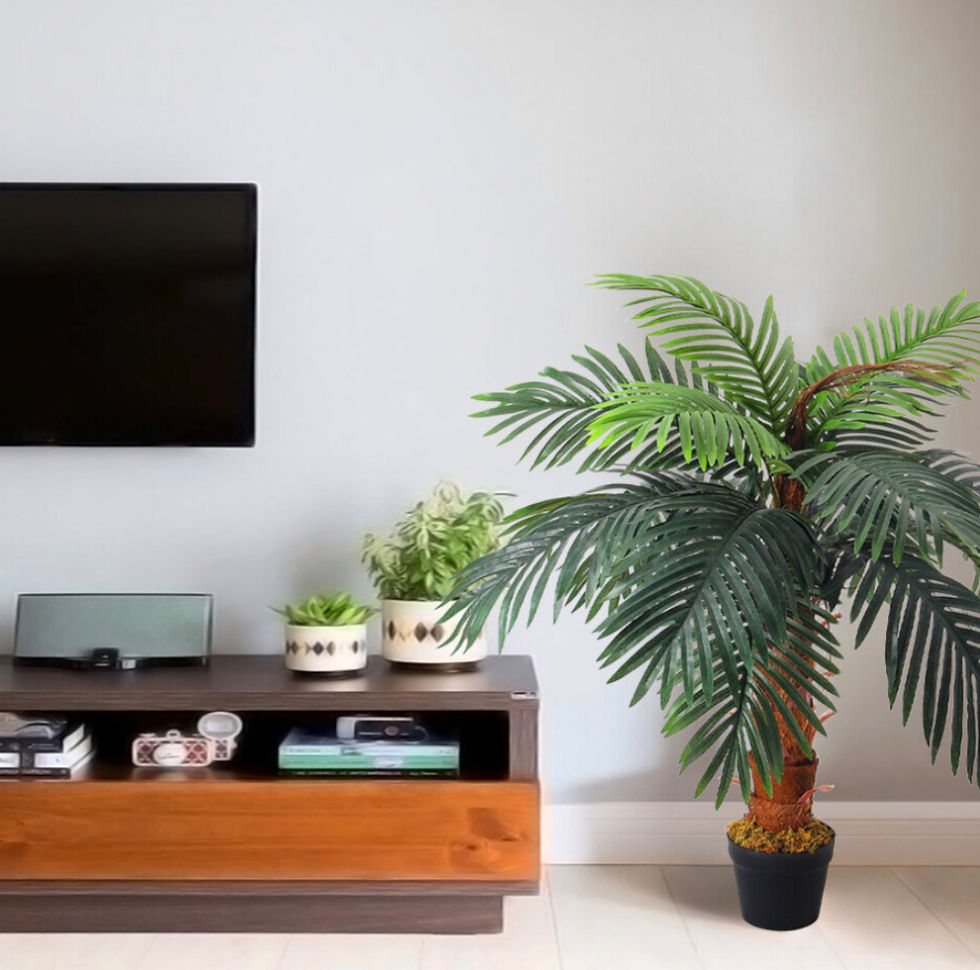Thumbnail: 100cm Large Faux Palm Tree