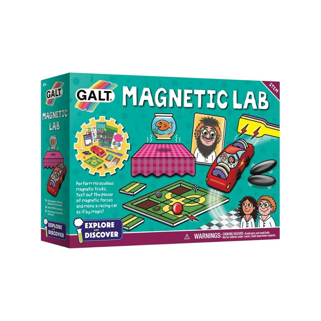 Magnetic Lab – Kids Science Kit with 10 Experiments