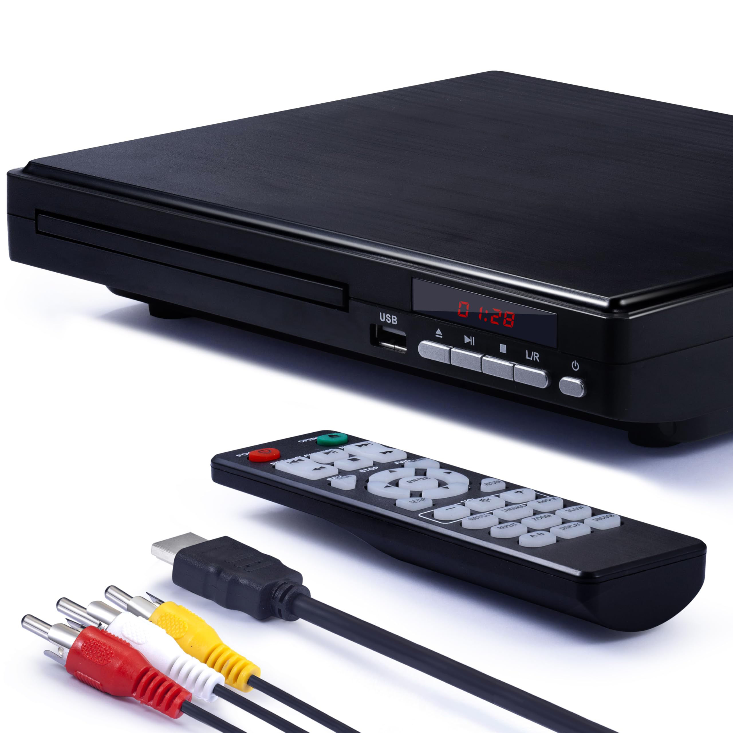 1080P HD DVD Player for TV – Region Free with HDMI & USB