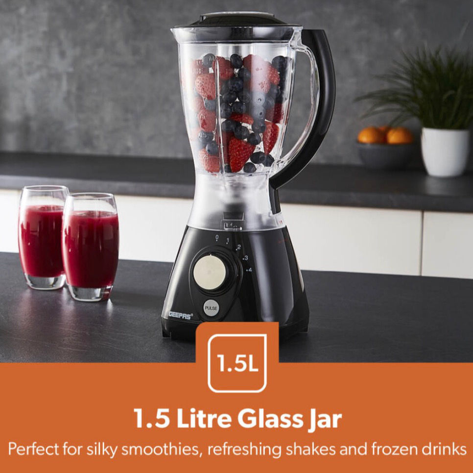 Thumbnail: 2in1 Jug Blender with Food Grinder 550W