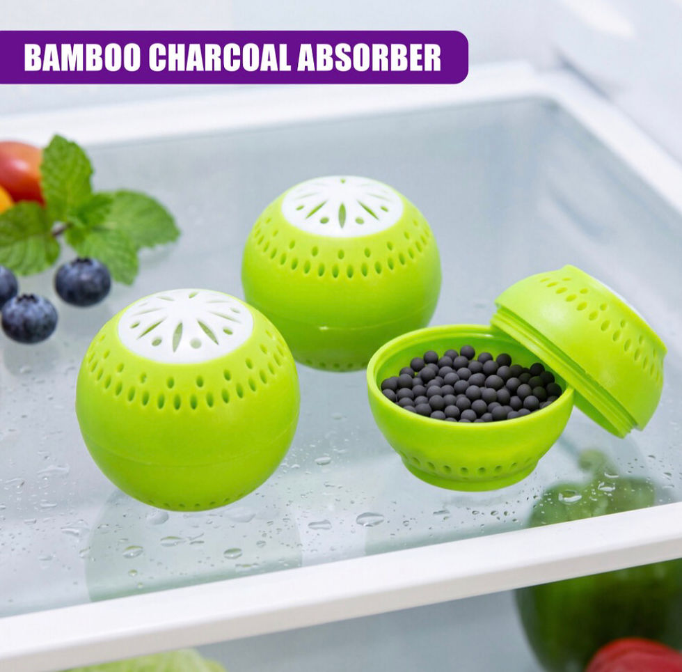 Thumbnail: 3 Pcs Eco-Friendly Fridge Balls Eliminates Odour Smell Removal Fresh Kitchen