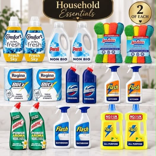 Household Essentials Cleaning Bundle