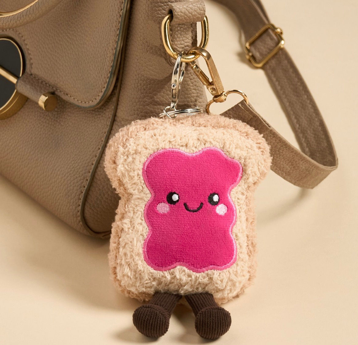 Rosie The Jam On Toast Plushie Keyring