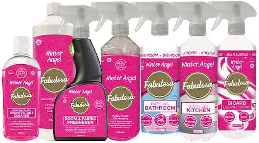 Fabulosa Winter Angel 7 Piece Household Cleaning Bundle