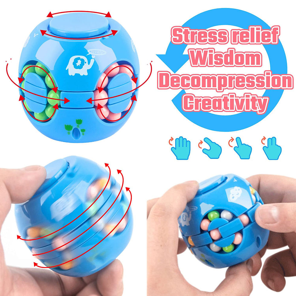 Thumbnail: 26-Piece Fidget & Sensory Toy Set with Storage Box – Rainbow Stress & Fidget Toy