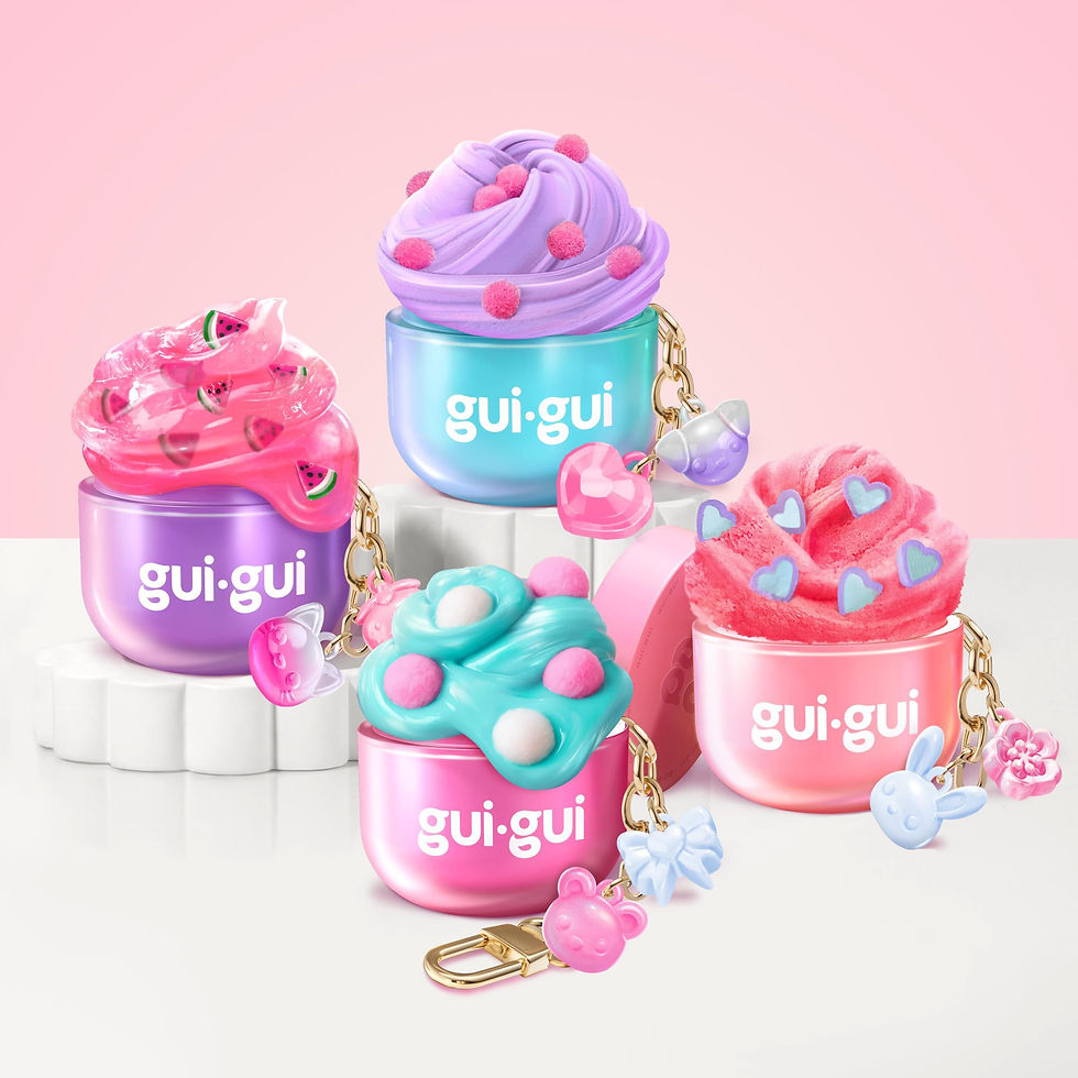 Thumbnail: Gui Gui Mini Bundle Pack Slime Kit – 4 Scented Slimes for Kids 6+