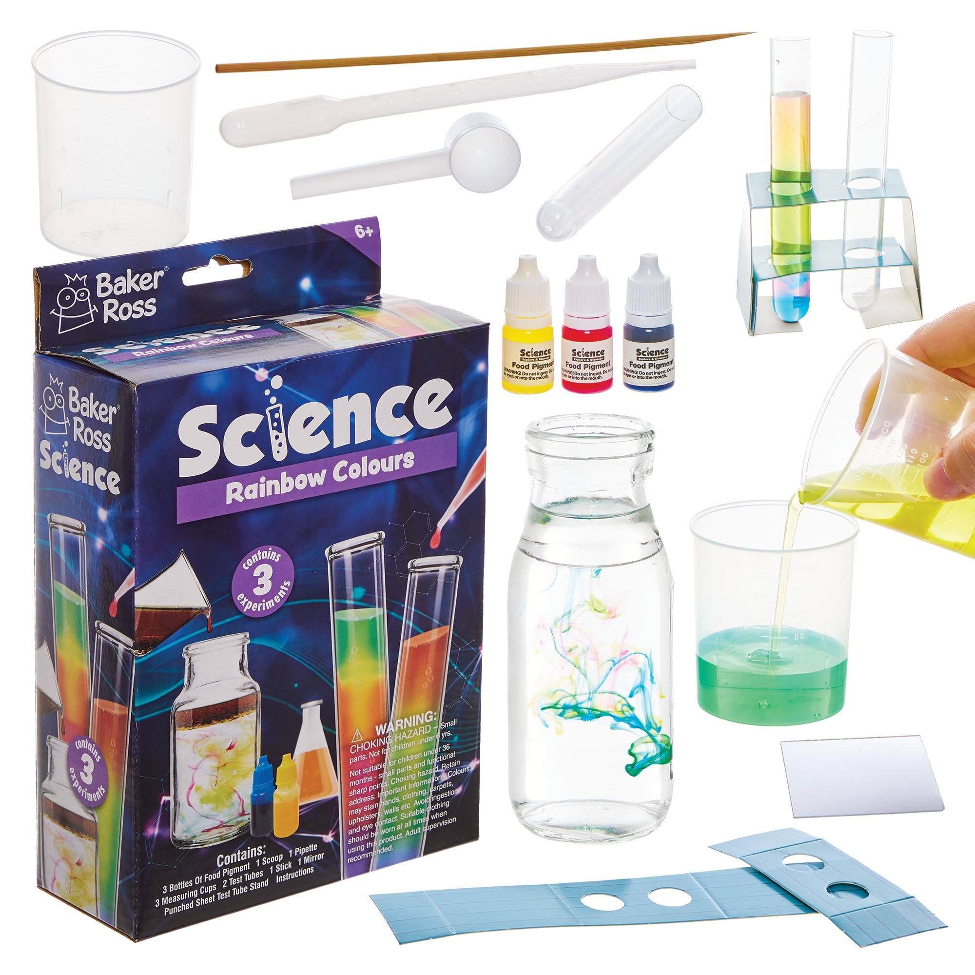 Rainbow Colours Science Kit – 3 Experiments