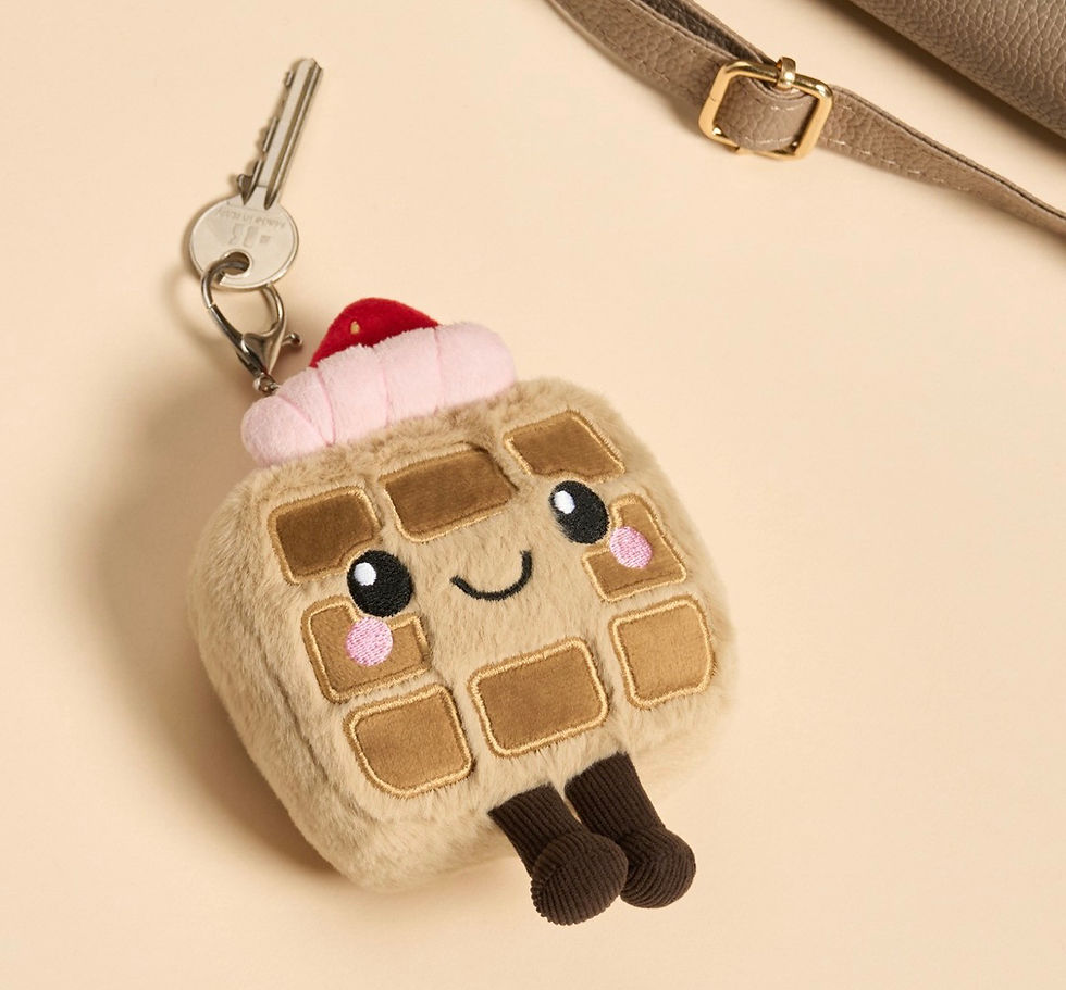 Thumbnail: Honey The Waffle Plushie Keyring 