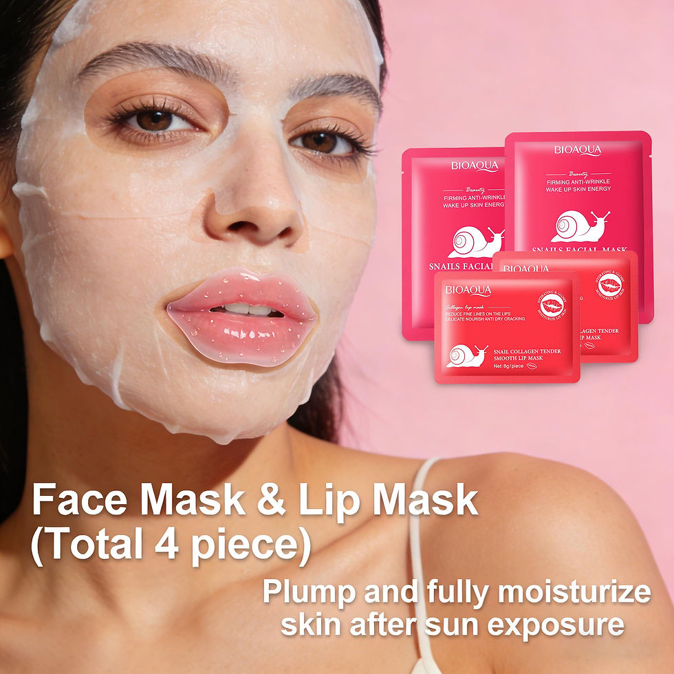 Thumbnail: 8-Piece Women’s Skincare Gift Set – Face & Lip Masks, Shower Gel & Body Care