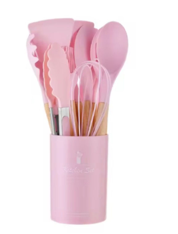 Thumbnail:  12 Piece Silicone Kitchen Cookware Utensils