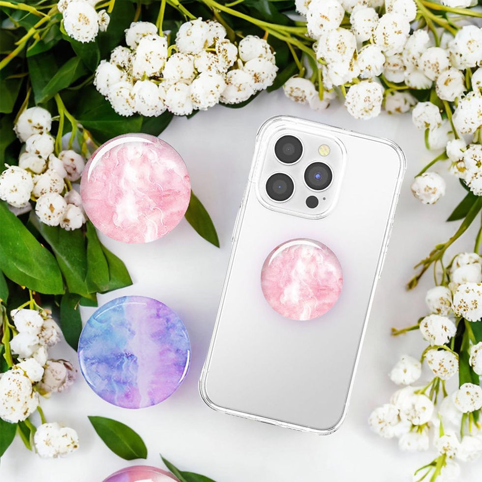 Thumbnail: 2 Pack Phone Ring Holder Grips – Foldable Finger Grip & Kickstand