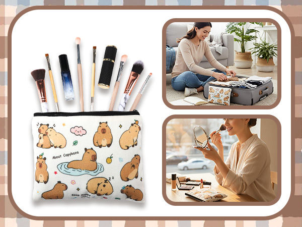 Thumbnail: Capybara Gift Set with Tote Bag, Pencil Case and Socks 