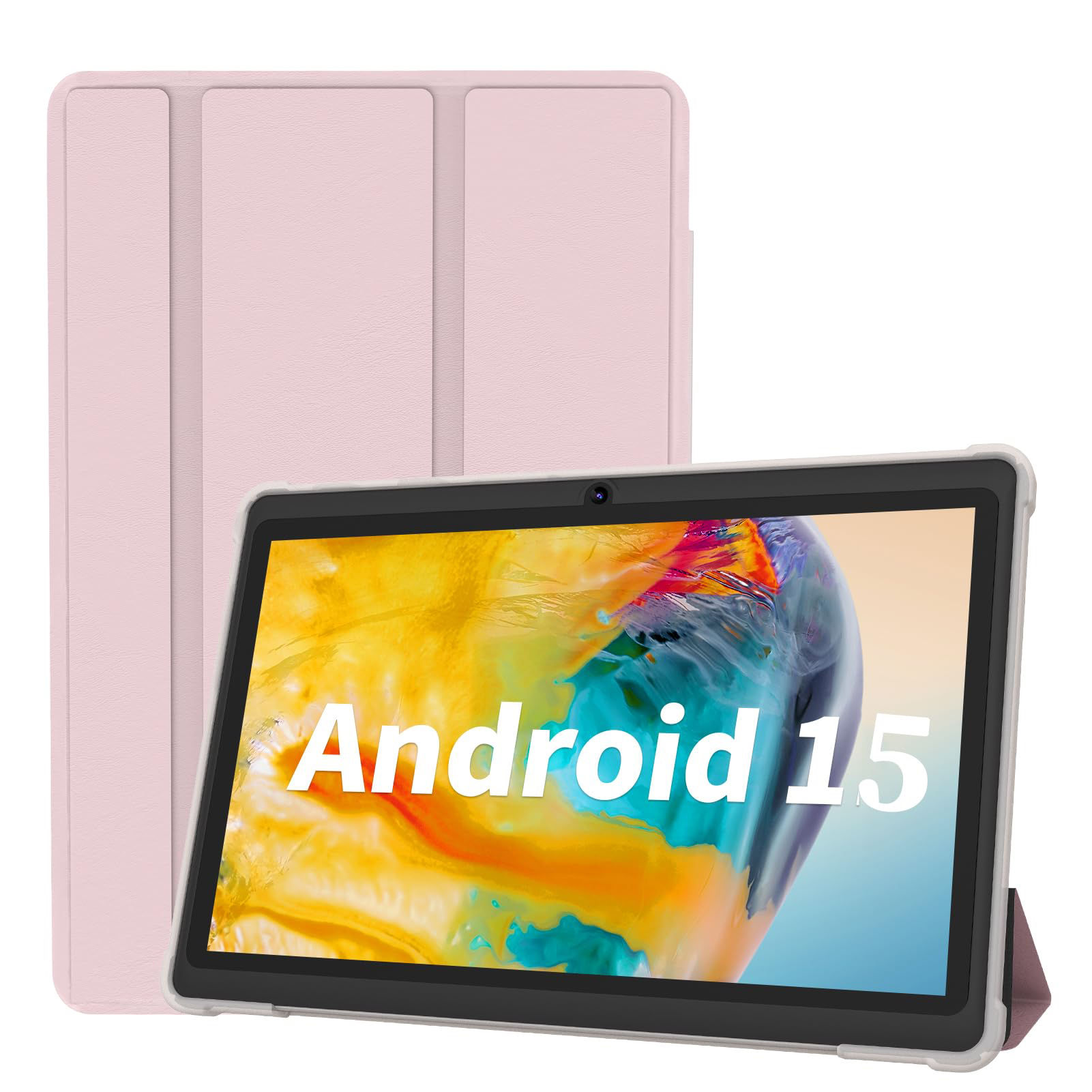 VASOUN 7 Inch Android 15 Tablet – 32GB – Pink